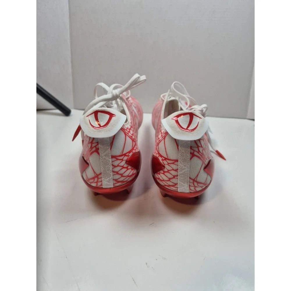 Adidas Adizero Football Cleats Mens Red White Graphic GV9090 Low Top New